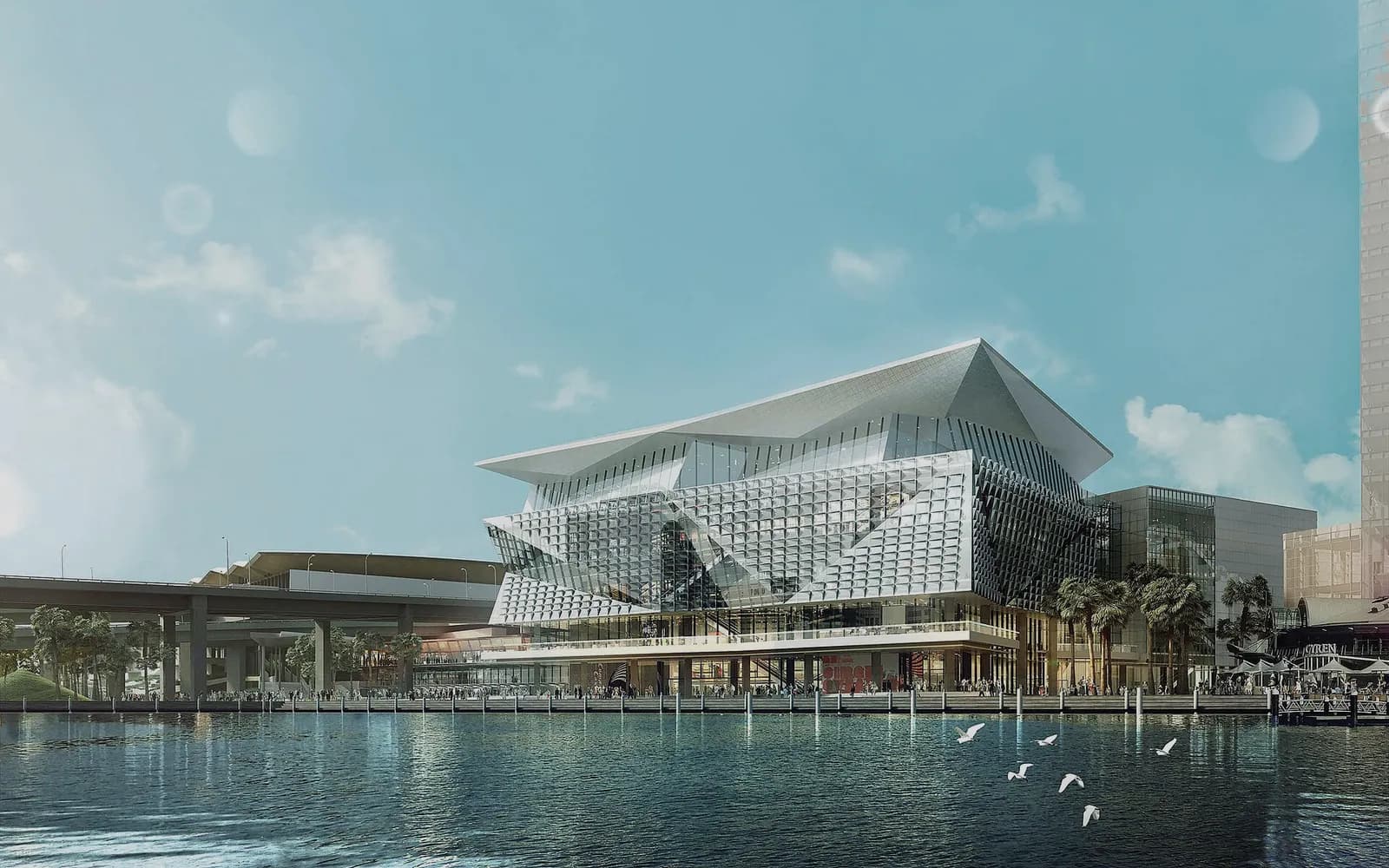The International Convention Centre at Darling Harbour