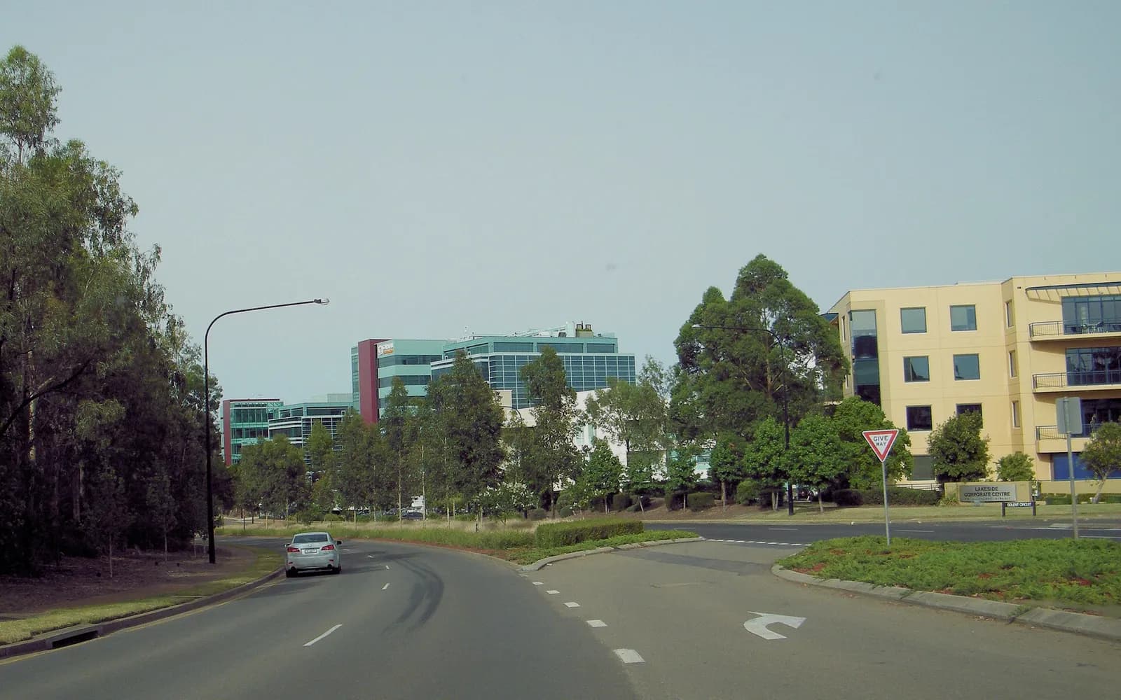 Norwest Boulevard in Sydney's Hills District, the road through the business park